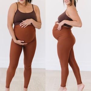 Baobei Sculpt & Support Maternity Belly Support Leggings Size Large